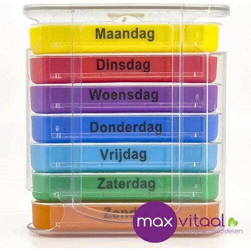 Pillendoosje 7-daags Gekleurd