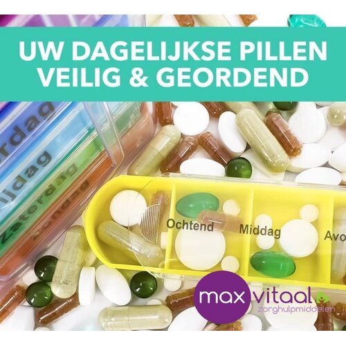 Pillendoosje 7-daags Gekleurd