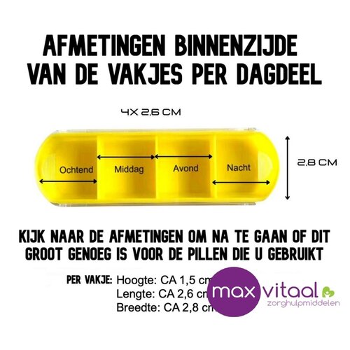 Pillendoosje 7-daags Gekleurd