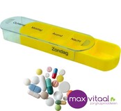 Pillendoosje 7-daags Gekleurd Pillendoosje 7-daags Gekleurd