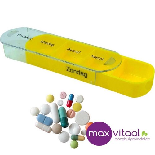 Pillendoosje 7-daags Gekleurd