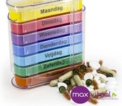 Pillendoosje 7-daags Gekleurd Pillendoosje 7-daags Gekleurd