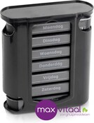 Pillendoosje 7-daags Zwart Pillendoosje 7-daags Zwart