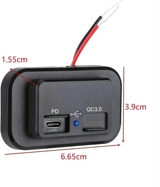 USB Opbouw voor scootmobiel