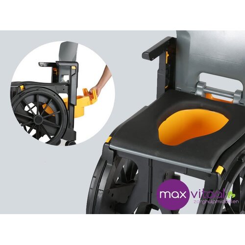 WheelAble  douche/toilet vouwrolstoel