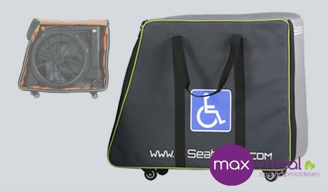 Opbergkoffer WheelAble  douche/toilet vouwrolstoel Opbergkoffer WheelAble  douche/toilet vouwrolstoel