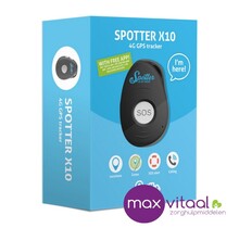 Spotter X10 GPS tracker met SOS knop (4G)