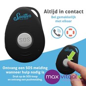 Spotter X10 GPS tracker met SOS knop (4G)