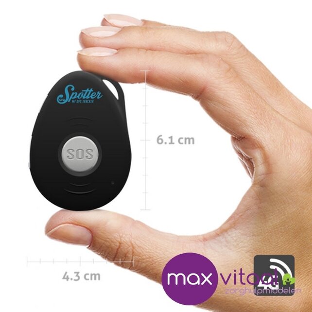 Spotter X10 GPS tracker met SOS knop (4G)