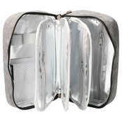 Medicijntas bookstyle met isolatie en mogelijkheid tot koeling