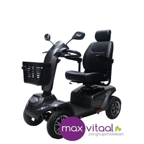 CTM HS-898 Plus 4-wiel Scootmobiel Digitaal display 18 km/u, kleur zwart