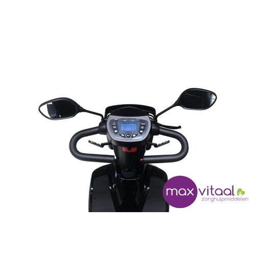 CTM HS-898 Plus 4-wiel Scootmobiel Digitaal display 18 km/u, kleur zwart