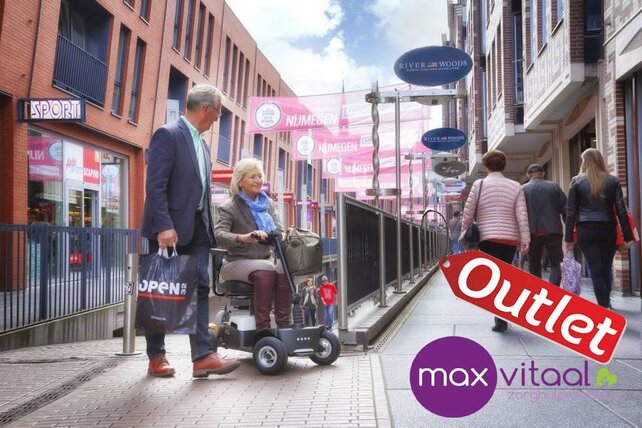 Life & Mobility Vivo 4Wheel  demontabele Scootmobiel  Blauw/Zwart (used)