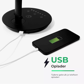 Flex tafel/bureaulamp met USB-aansluiting Flex tafel/bureaulamp met USB-aansluiting