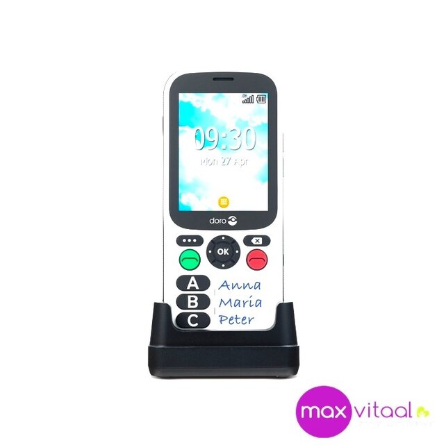 Doro Mobiele telefoon 780X 4G eenvoudig model Doro Mobiele telefoon 780X 4G eenvoudig model