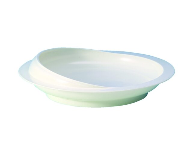 Schepbord ø23,5cm, hoogte achter 6cm met zuignap