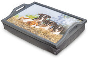 Schootkussen / lap tray met puppies Schootkussen / lap tray met puppies