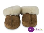 Texelana Maya - hoge pantoffel van schapenvacht