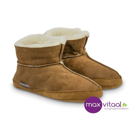 Texelana Maya - hoge pantoffel van schapenvacht