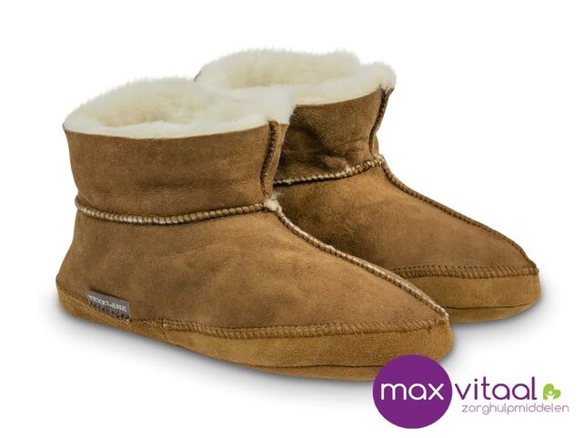 Texelana Maya - hoge pantoffel van schapenvacht