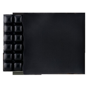 Anti-decubitus lucht zitkussen 42x42x4cm zelf opblaasbaar