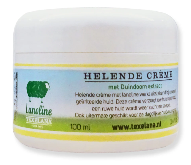 Texelana | helende crème met Duindoorn & Lanoline – 100 ml