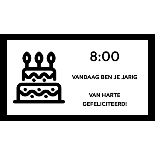 BBrain analoge wifi dementieklok