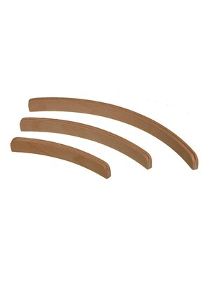 Kaarthouder halfrond hout