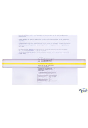 Leesliniaal 22,8 x 2,5cm, vergroting 1,5x