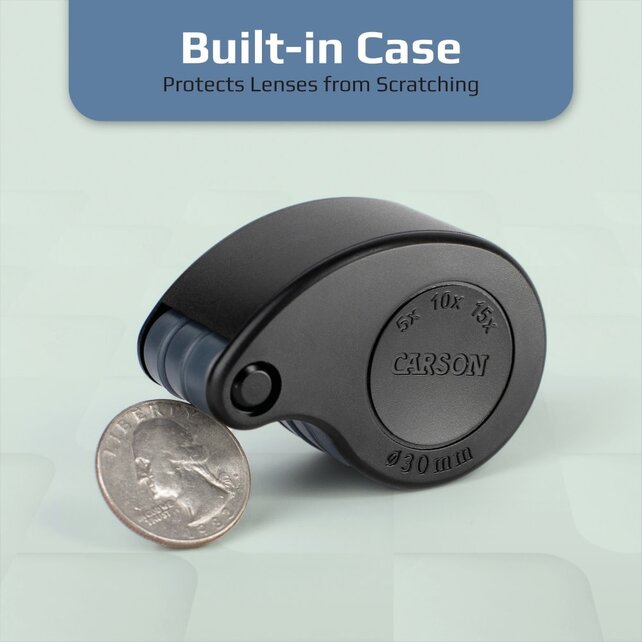 Vergrootglas Triview 5x / 10x / 15x Vergrootglas Triview 5x / 10x / 15x