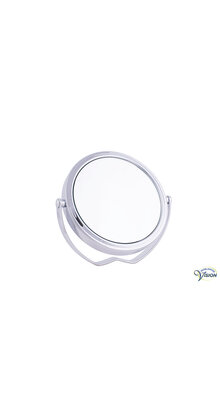 Reis spiegel diameter 10,5 cm vergroting 5x, chroom