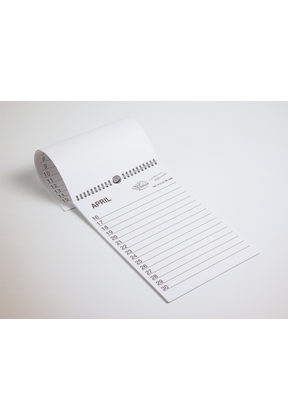 Verjaardagskalender Grootletter A4