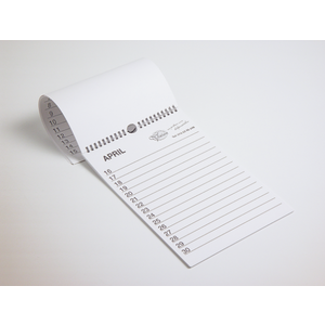 Verjaardagskalender Grootletter A4