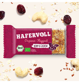 HAFERVOLL 18er Box - Organic Flapjack Berry & Cashew