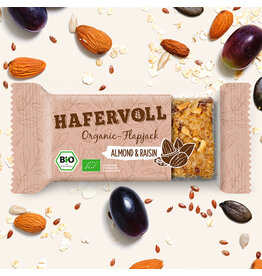 HAFERVOLL 18er Box - Organic Flapjack Almond Raisin