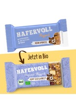 HAFERVOLL 18er Box - Organic Flapjack Poppy Seed Apricot