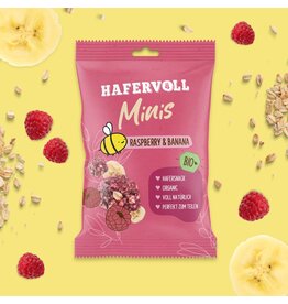 HAFERVOLL Minis Raspberry & Banana  - 8er Box