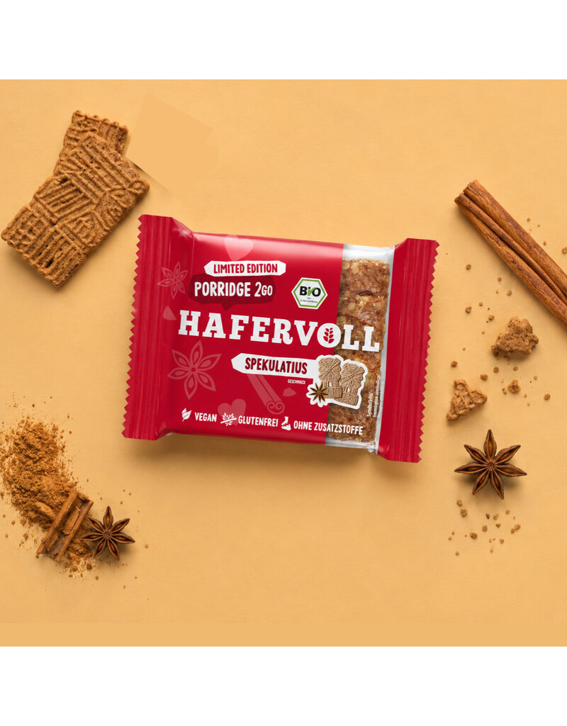 HAFERVOLL 13er Box - Porridge2go - Spekulatius