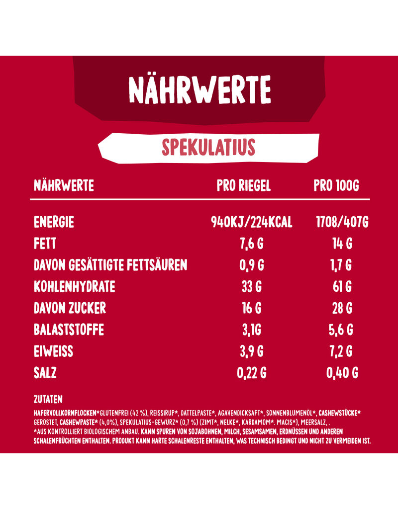 HAFERVOLL 13er Box - Porridge2go - Spekulatius