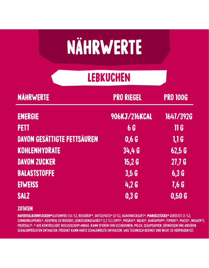 HAFERVOLL 13er Box - Porridge2go - Lebkuchen