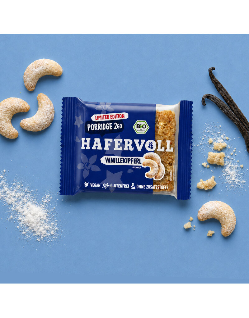 HAFERVOLL 13er Box - Porridge2go - Vanillekipferl
