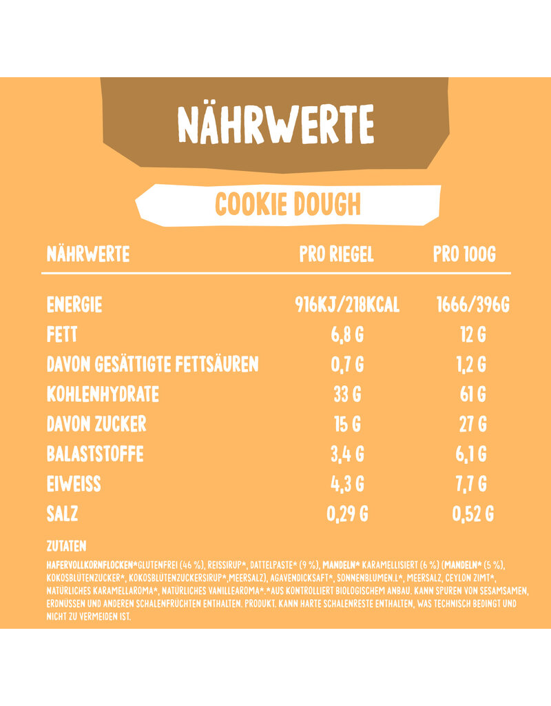 HAFERVOLL 13er Box - Porridge2go - Cookie Dough