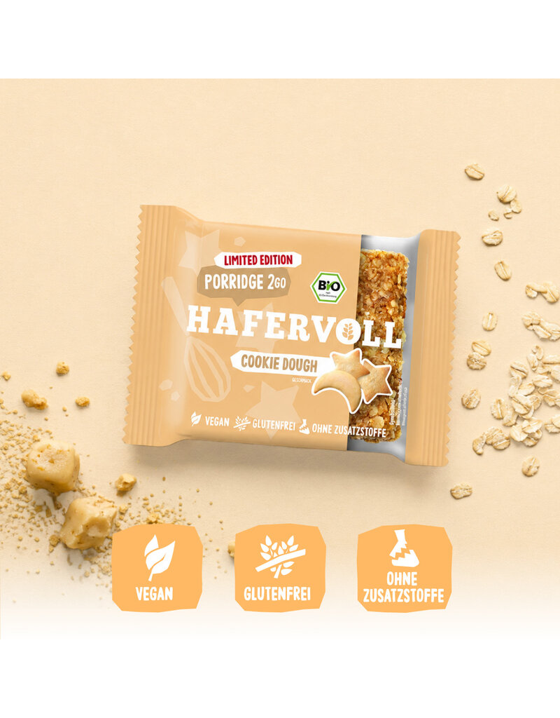 HAFERVOLL 13er Box - Porridge2go - Cookie Dough