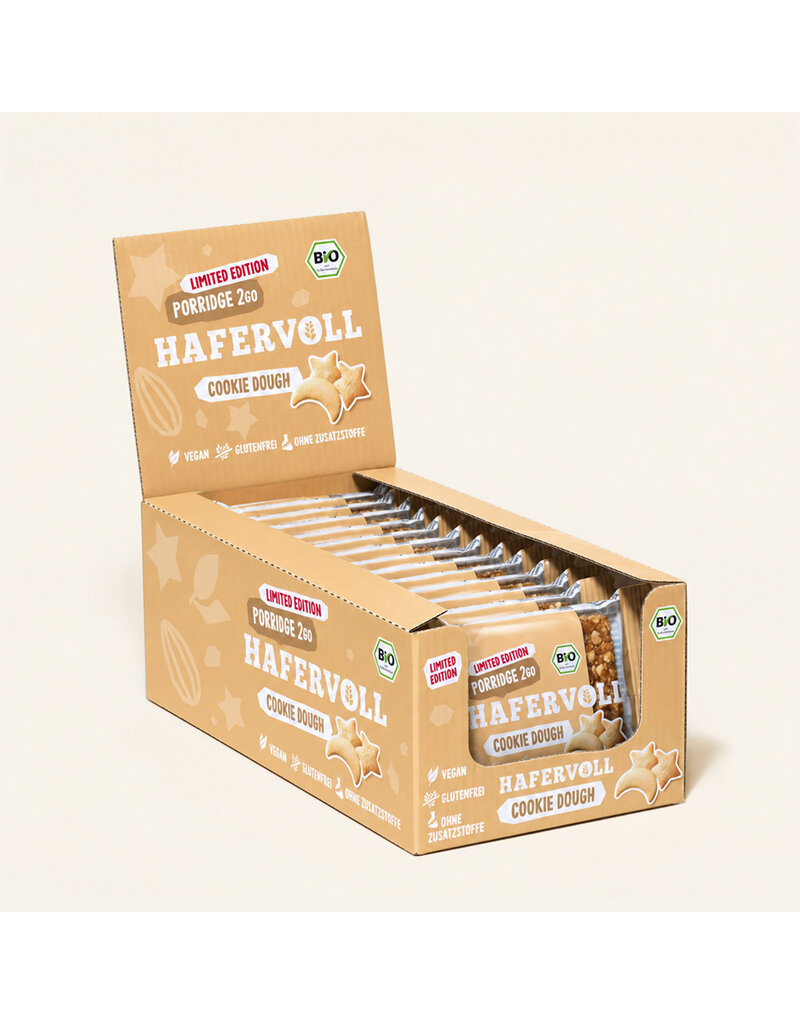 HAFERVOLL 13er Box - Porridge2go - Cookie Dough