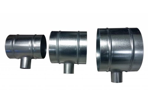 DimLux T-piece 125mm-50mm-125mm