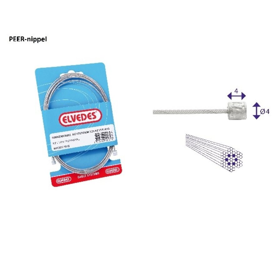 verv==Binnenkabel Elvedes rem v-nippel