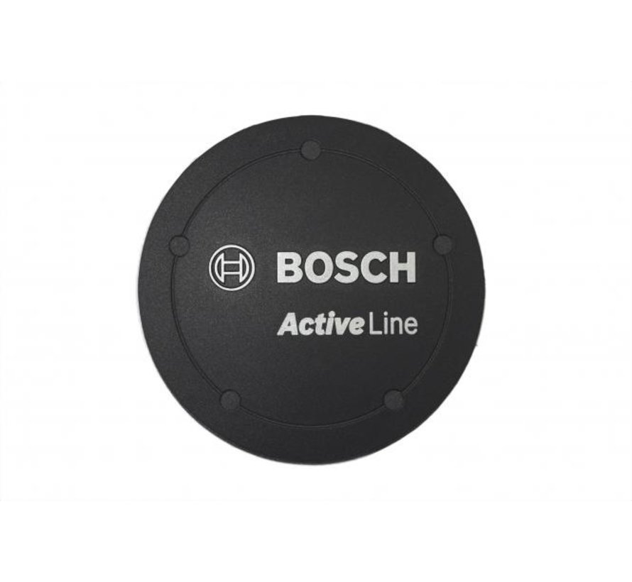 Logo Bosch op kap motor