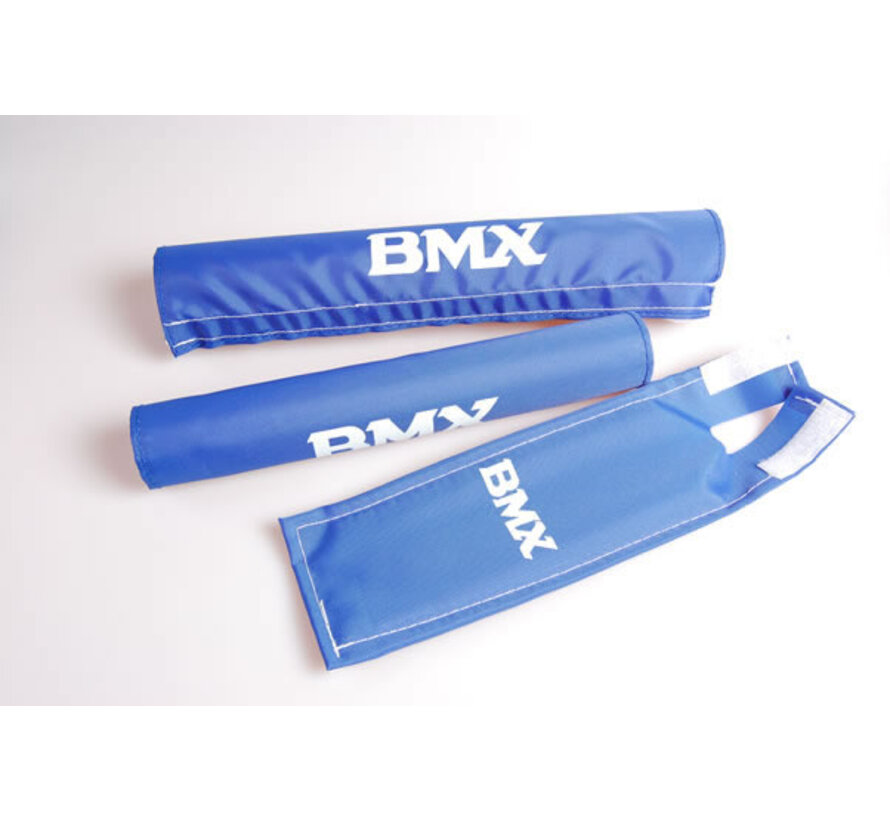 Pad set bmx blauw beschermer