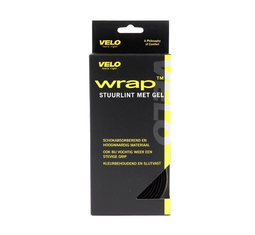 Stuurlint Velo zwart bike ribbon