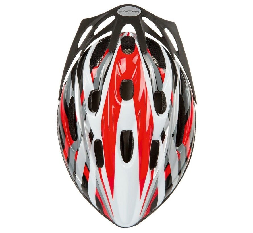 Helm Active atb/race rood/grijs/zw